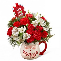 The FTD Believe Mug Bouquet by Hallmark from Victor Mathis Florist in Louisville, KY